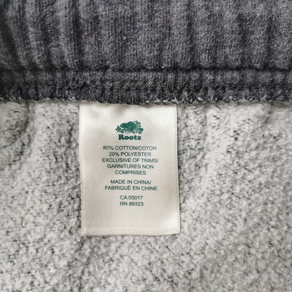 Roots Men's sweatpants Jogger Dark Gray Size XS - Picture 4 of 4